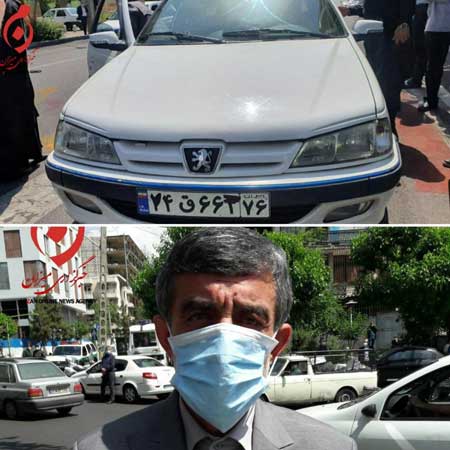(تصویر) داوطلبی که با پلاک مخدوش آمد