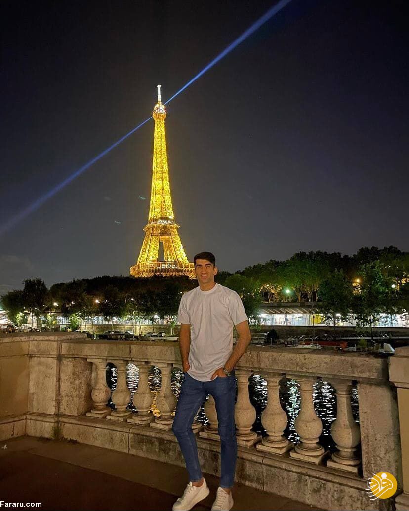 (عکس) بیرانوند در کنار برج ایفل