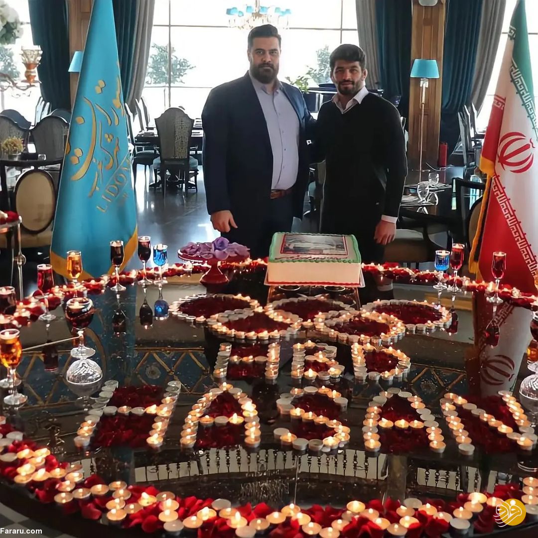 (عکس) جشن تولد لاکچری حسن یزدانی