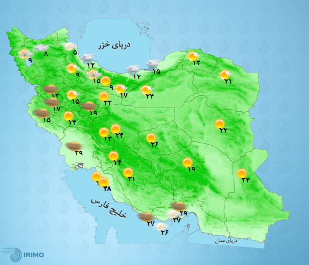 آب و هوای کشور