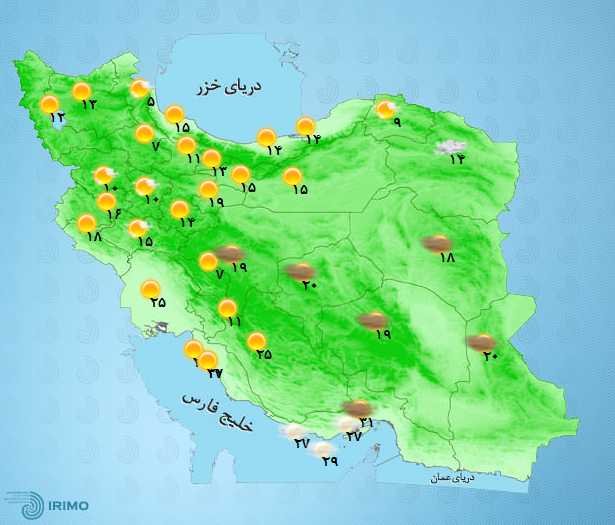 آب و هوای ایران 