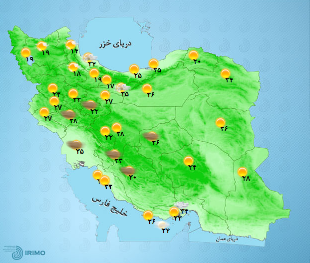 آب و هوای کشور 