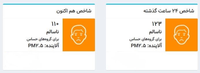 آلودگی تهران 