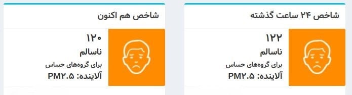 آلودگی تهران 
