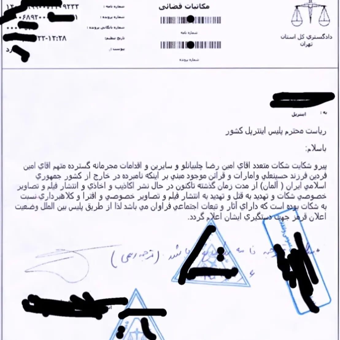 حکم بازداشت «امین فردین» صادر شد