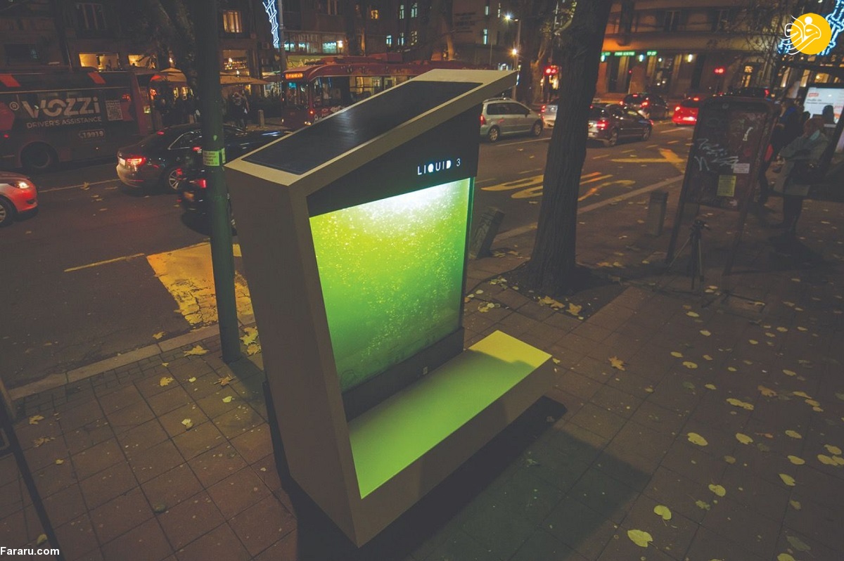 (تصاویر) ماجرای نصب درختان مایع بیوتکنولوژیکی در اصفهان