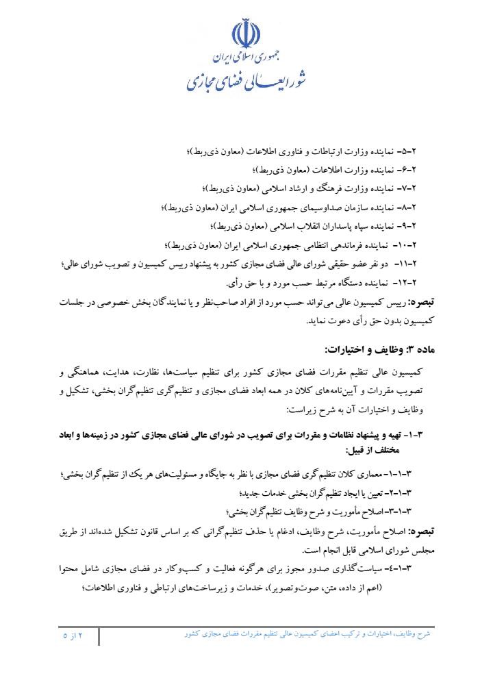 شورای عالی فضای مجازی