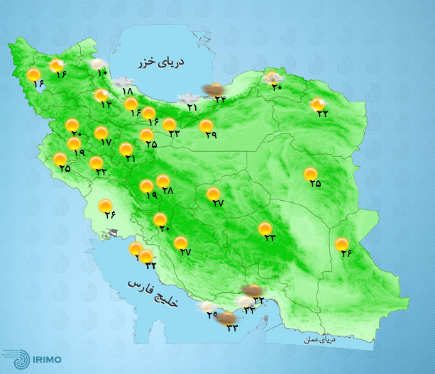 آب و هوای کشور