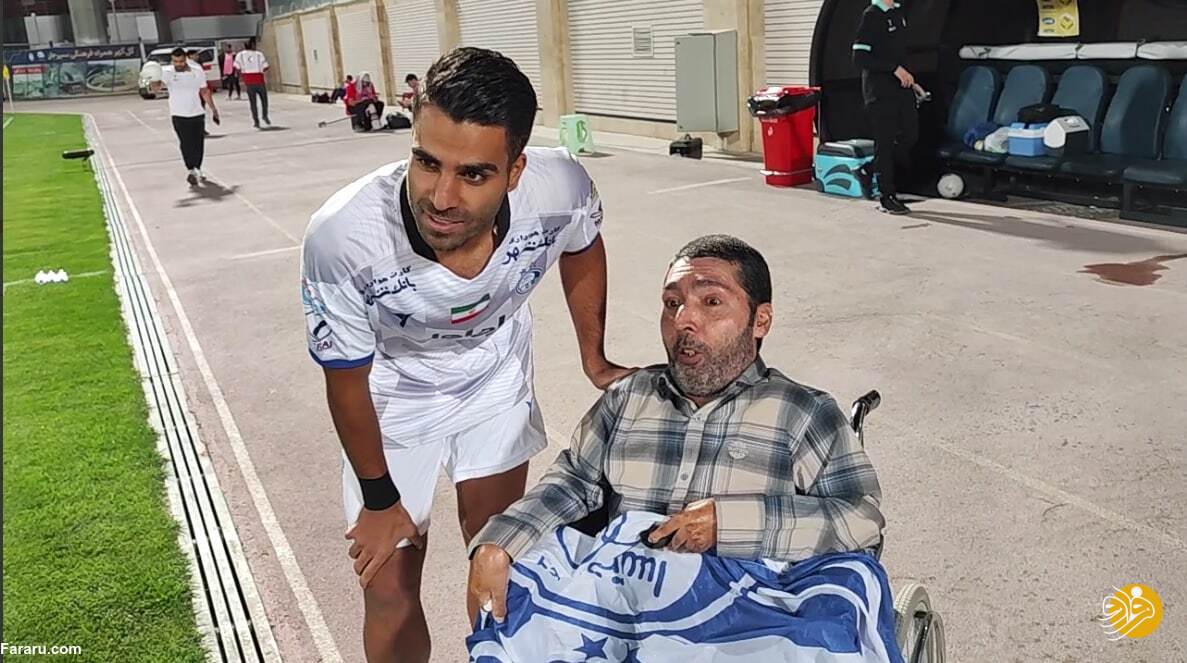 (عکس) حرکت زیبای محمدحسین مرادمند