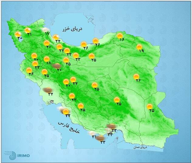آب و هوای کشور