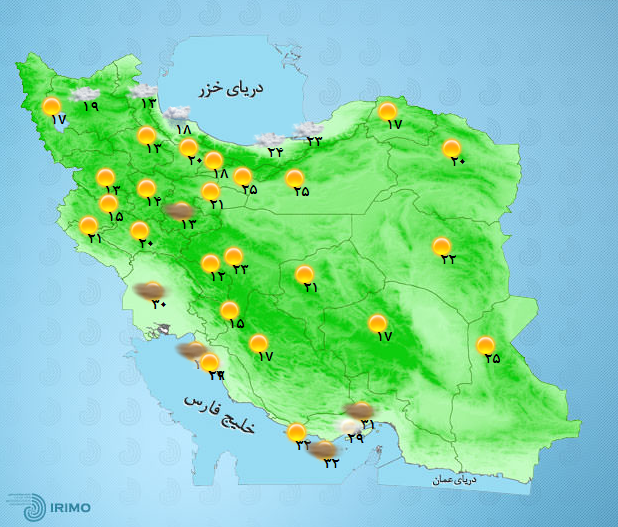 آب و هوای کشور