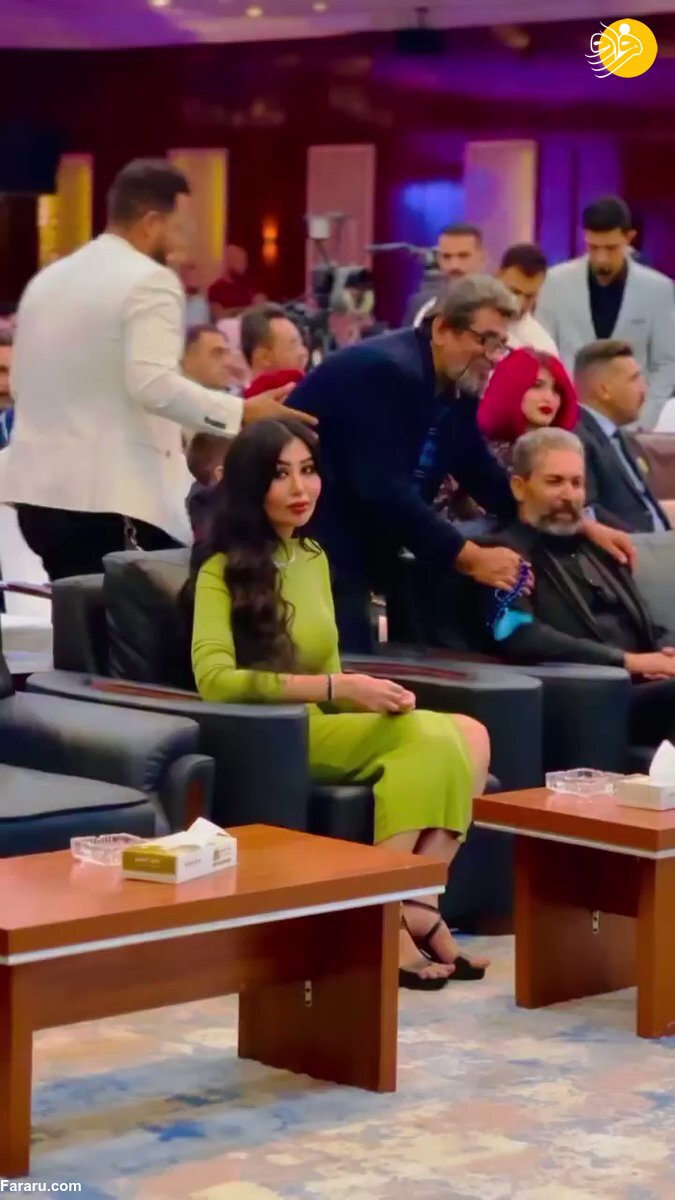 (ویدئو) جنجال حضور دو افسر عراقی در جشنواره ظرافت و زیبایی!