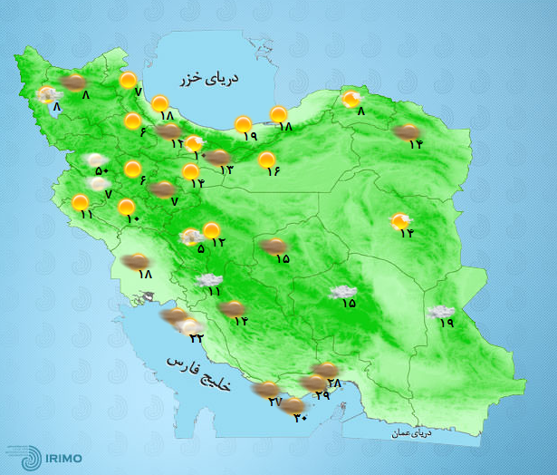 آب و هوای کشور