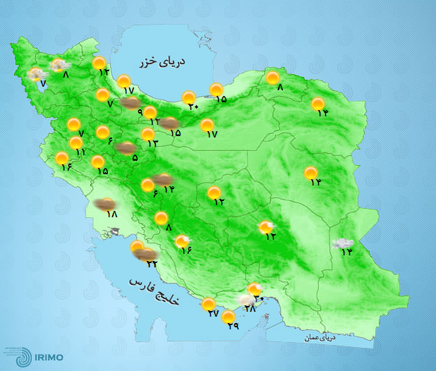 آب و هوای کشور