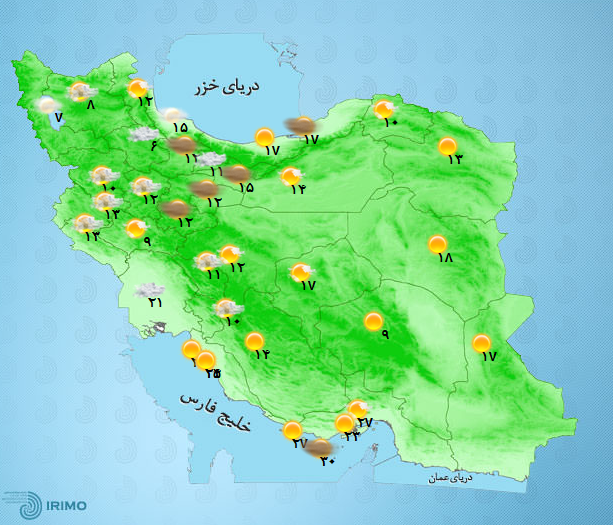 آب و هوای کشور