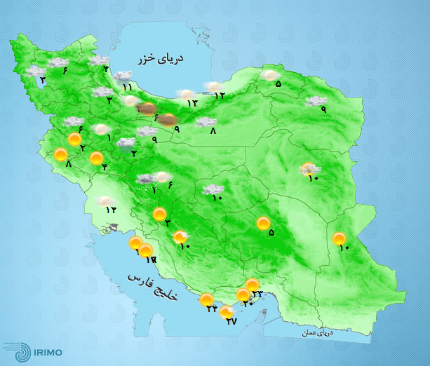 آب و هوای کشور