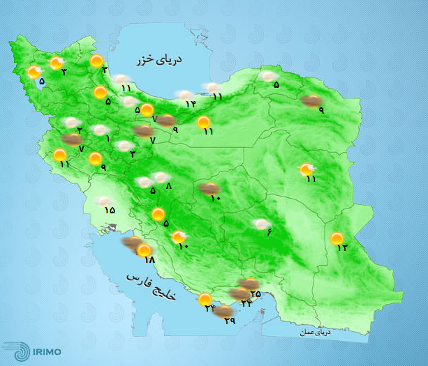 آب و هوای کشور