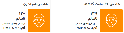 آلودگی هوای تهران