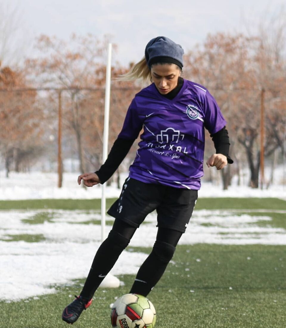 شب‌های سخت لژیونر زن فوتبال ایران زیر باران گلوله