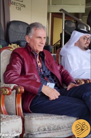 (عکس) تیپ خاص و متفاوت کارلوس کی‌روش در قطر
