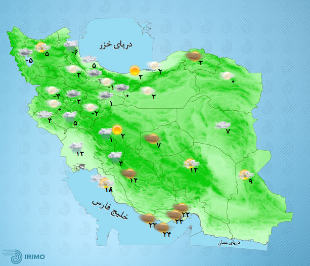 آب و هوای کشور