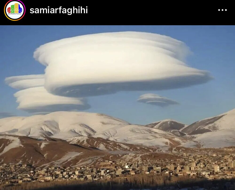ابر‌های جنجالی آسمان خلخال