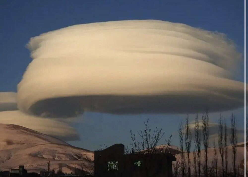 ابر‌های جنجالی آسمان خلخال