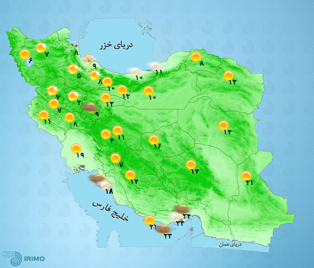 آب و هوای کشور