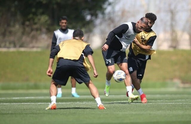 (عکس) اولین تمرین فولاد ایران در دوحه قطر