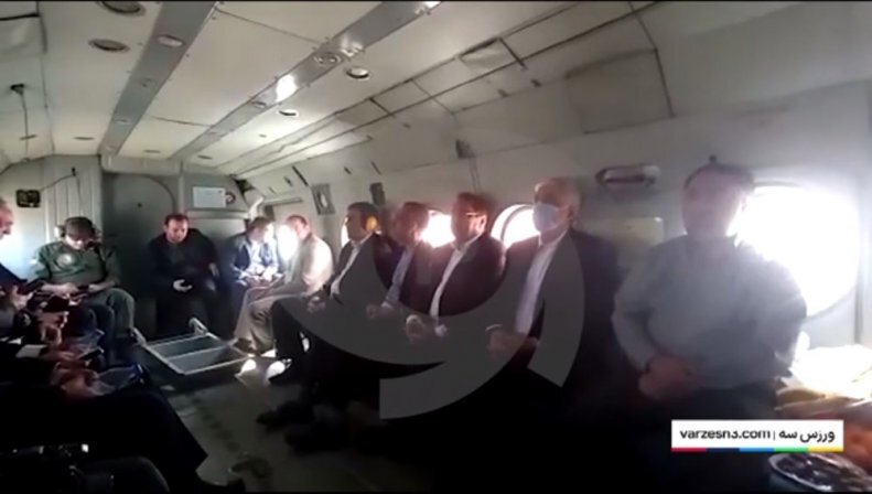 (عکس) تصاویر ترسناک از سقوط بالگرد وزیر ورزش