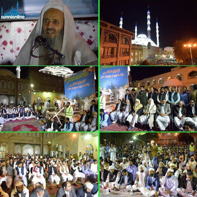 (تصویر) حضور مولوی عبدالحمید در جشن عروسی حاشیه‌ساز شد