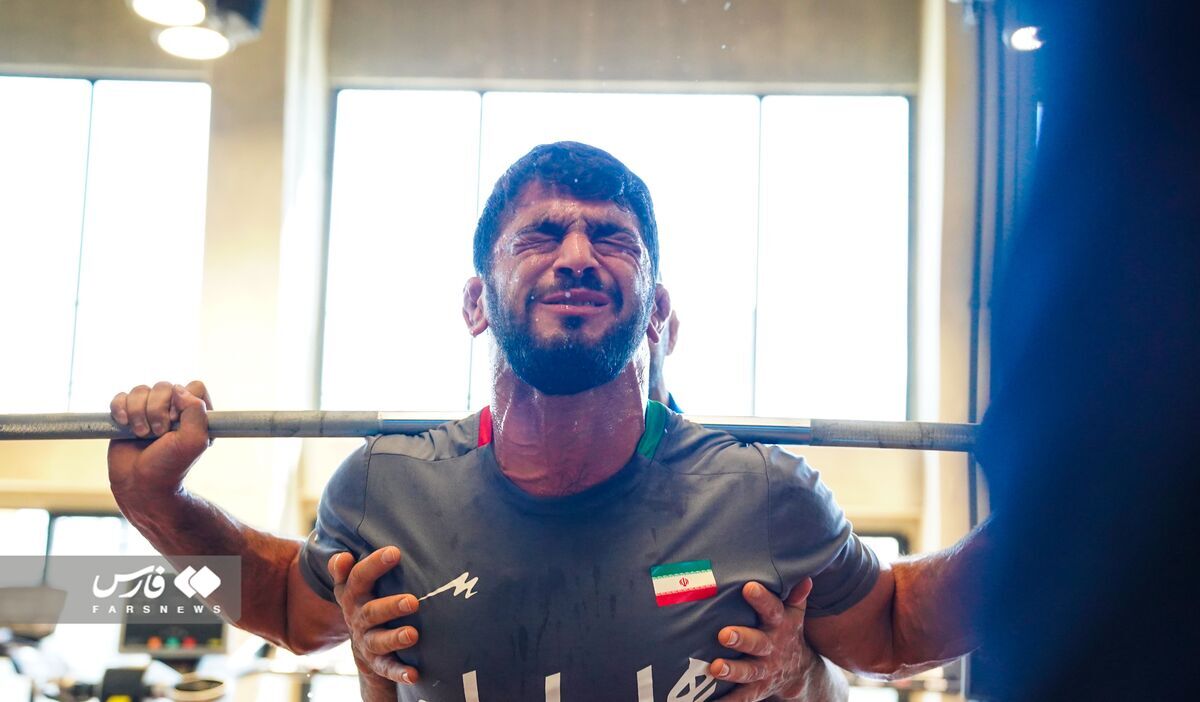 (عکس) تمریناتی که اشک حسن یزدانی را درآورد