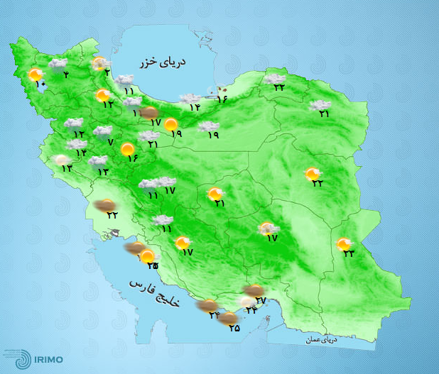 آب و هوای کشور