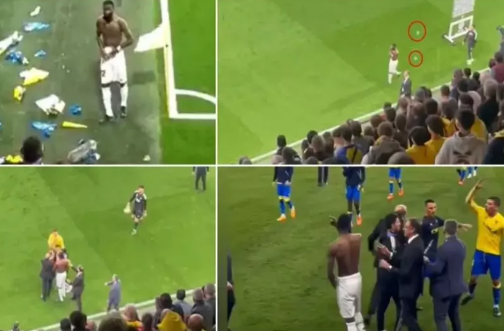 (عکس) درگیری رئال مادرید با بازیکن کادیز