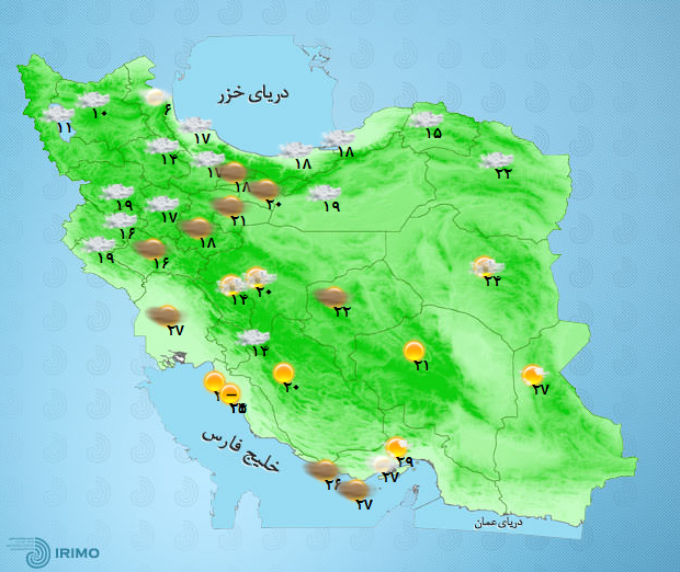 آب و هوای کشور