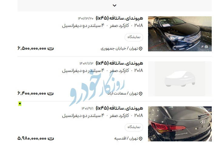 سانتافه ۵ سال قبل ۶.۵ میلیارد شد!