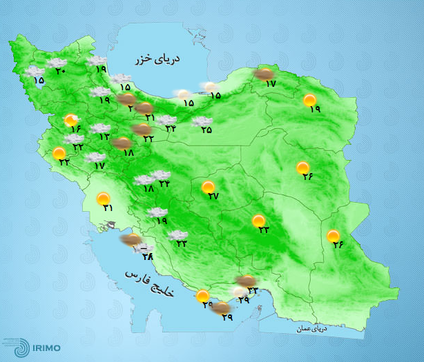 آب و هوای کشور