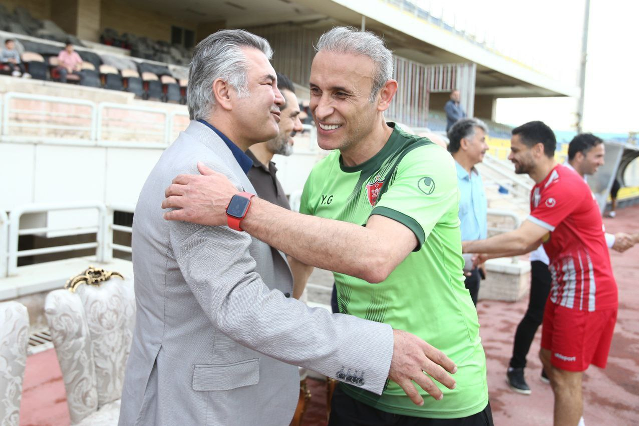 پروین، خوردبین و استیلی در تمرین پرسپولیس