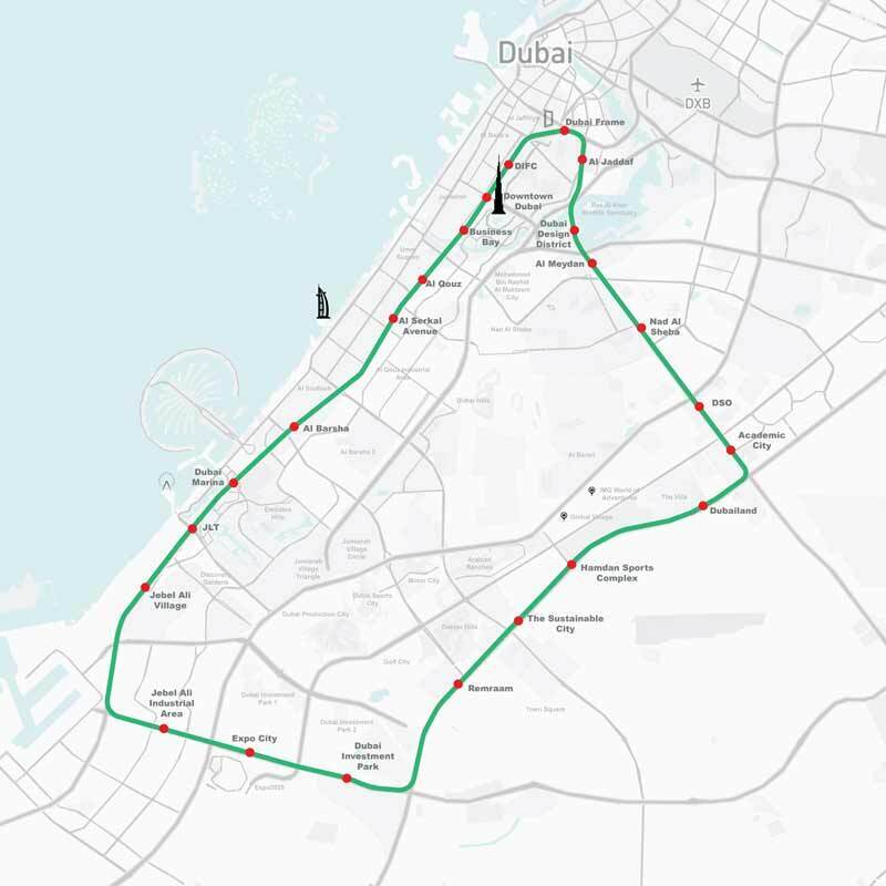 (تصاویر) لوپ؛ هوشمندترین زیرساخت پیاده‌روی و دوچرخه‌سواری جهان در دبی