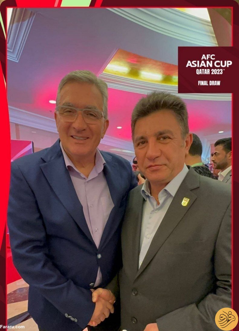 قلعه نویی در کنار سرمربی محبوب پرسپولیسی‌ها