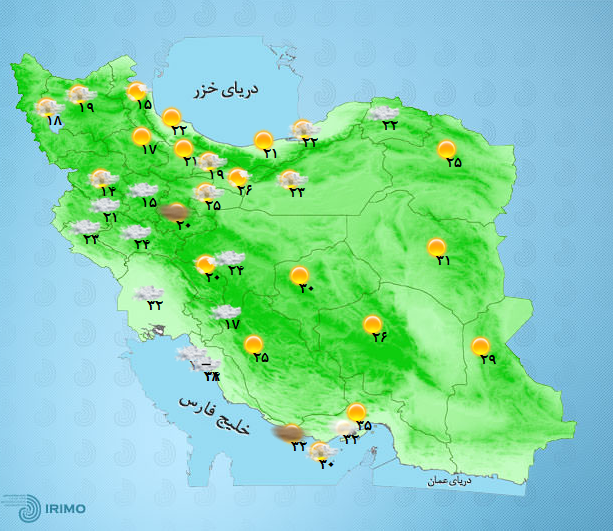 اب و هوای کشور