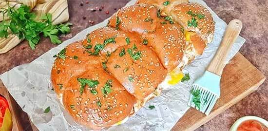 ساندویچ مرغ تنوری