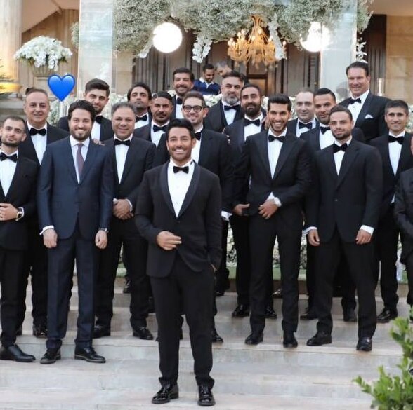 عکس یادگاری جدید محمدرضا گلزار از مراسم عروسی بدون عروس خانم