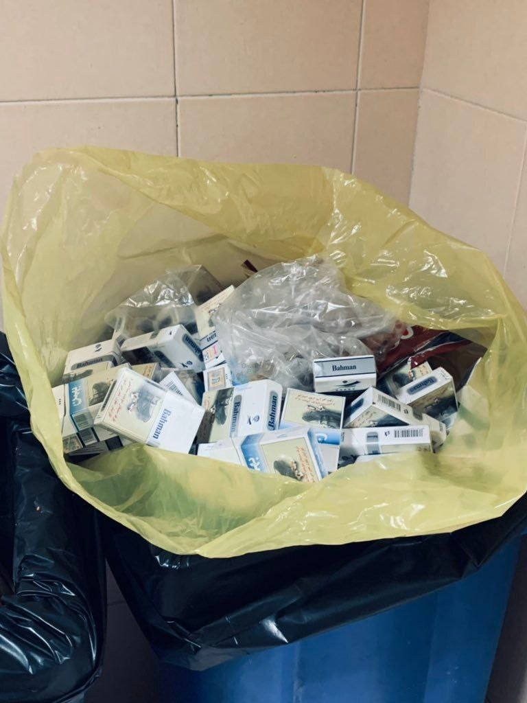 تصویری از سطل زباله یک خوابگاه‌ دخترانه در تهران خبرساز شد