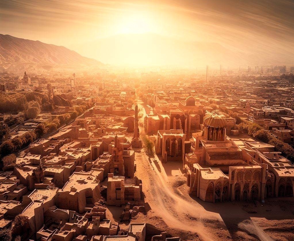 تبریز ۵۰۰ سال قبل از نگاه هوش مصنوعی