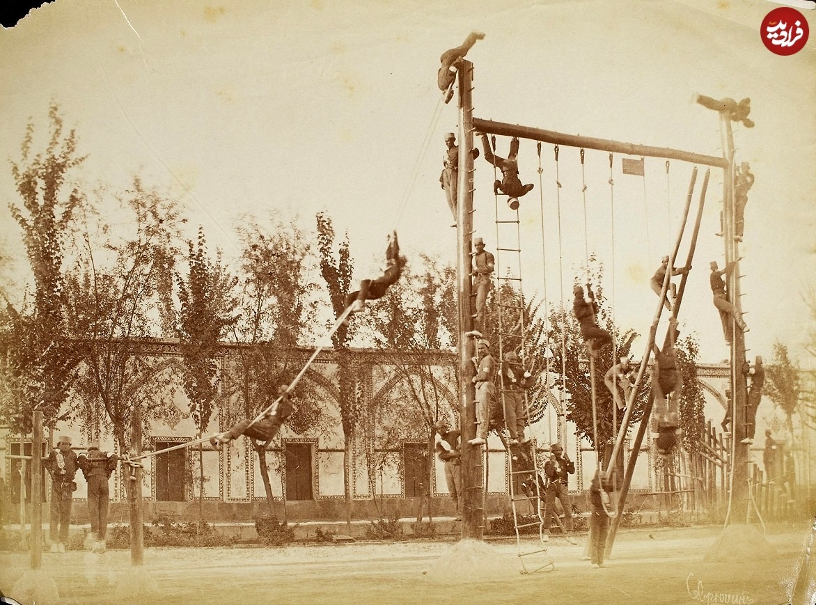 «تمرینات نظامی» در دوران قاجار