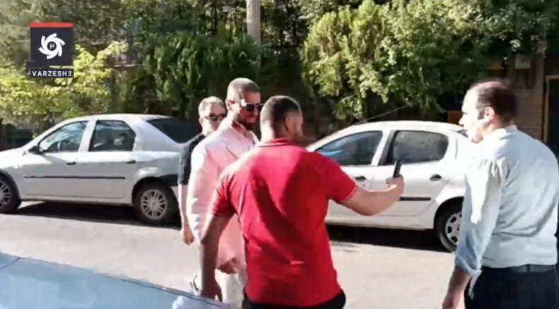 تیپ خفن و جذاب میلاد سرلک در باشگاه پرسپولیس