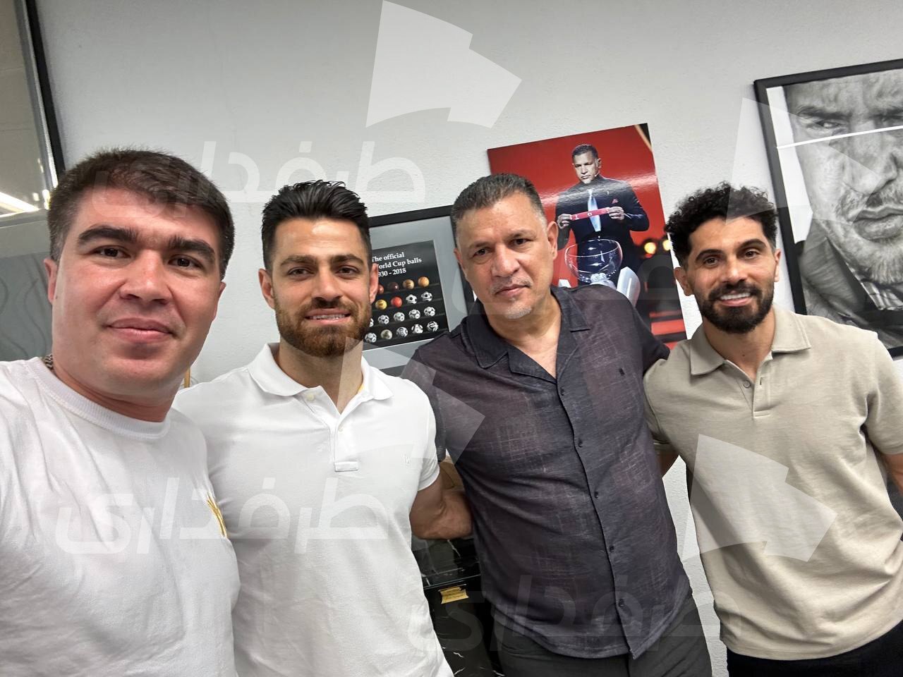 (عکس) ملاقات کاپیتان و ستاره ملی پوش پرسپولیس با علی دایی