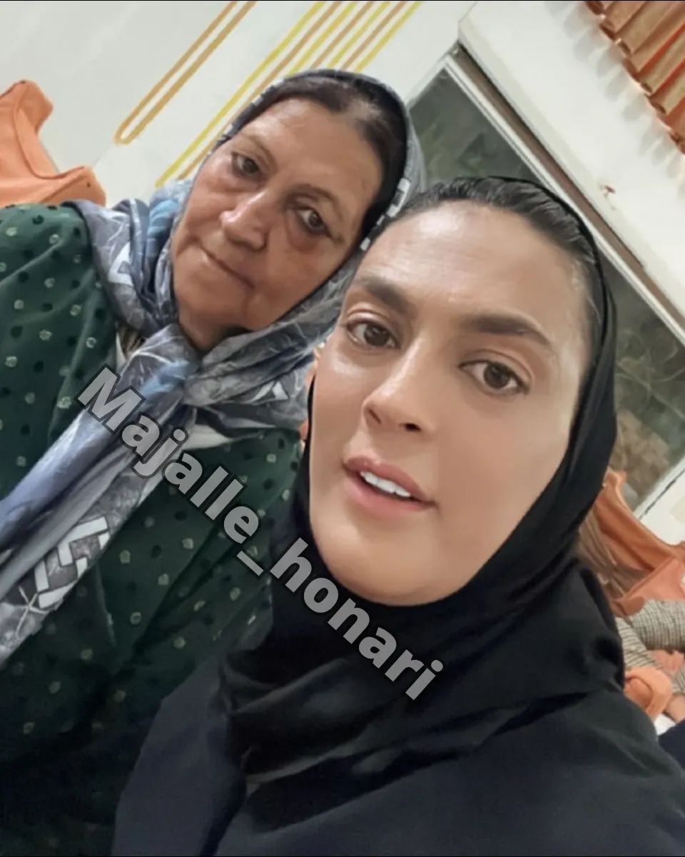 (تصویر) عکسی که شهربانو منصوریان از مادرش منتشر کرد
