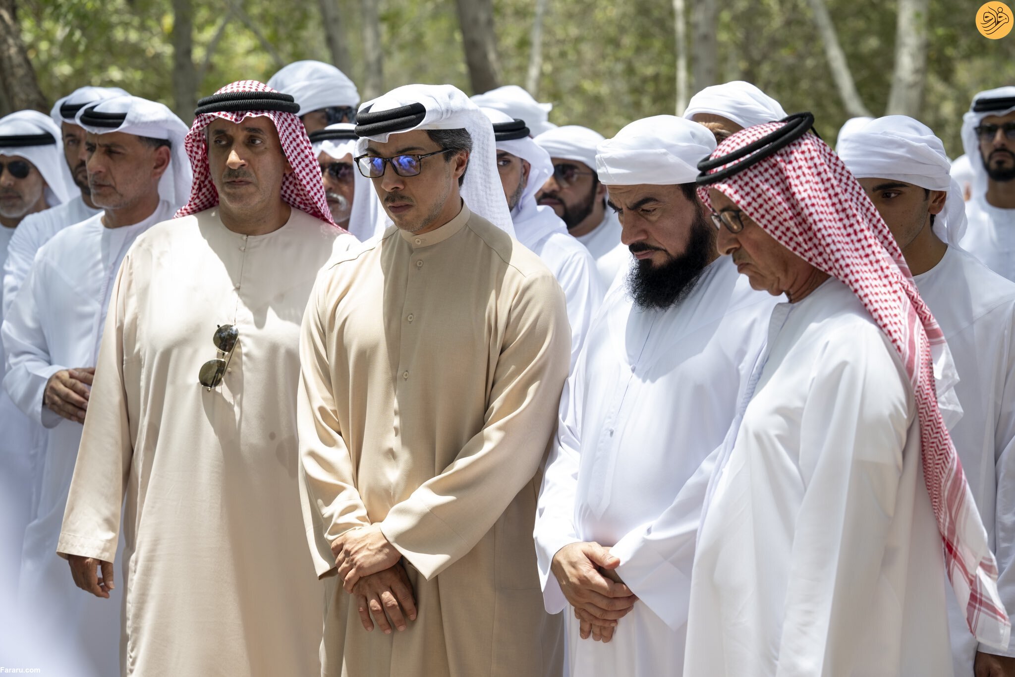 (ویدئو) تشییع پیکر برادر رئیس امارات